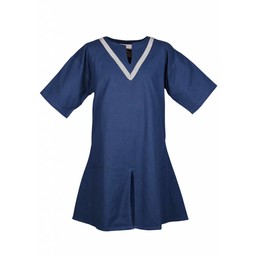 Birkatuniek Knut, korte mouwen, blauw - Celtic Webmerchant