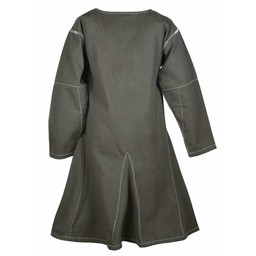 Tunic Kragelund hand-stitched finish, olive green - Celtic Webmerchant