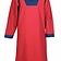 (Vroeg)middeleeuwse tuniek Clovis, rood-blauw - Celtic Webmerchant