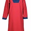 (Early) medieval tunic Clovis, red-blue - Celtic Webmerchant