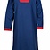 (Early) medieval tunic Clovis, blue-red - Celtic Webmerchant