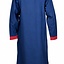 Túnica medieval (temprana) Clovis, azul-rojo. - Celtic Webmerchant