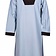 (Early) medieval tunic Clovis,light blue grey-brown - Celtic Webmerchant