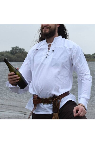 Shirt Francis, white - Celtic Webmerchant