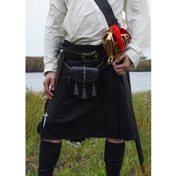 Skotsk kilt, svart - Celtic Webmerchant