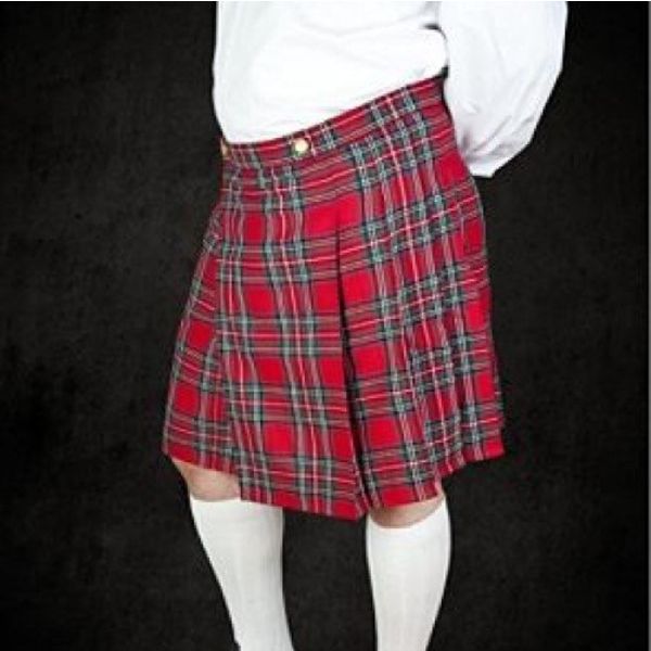 red and green kilt