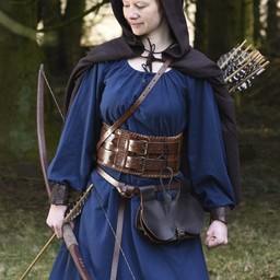 Middeleeuwse onderjurk Matilda, blauw - Celtic Webmerchant