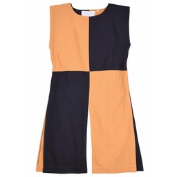 Medeltida surcoat Rodrick, orange-svart - Celtic Webmerchant