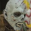 Zombie maske grå