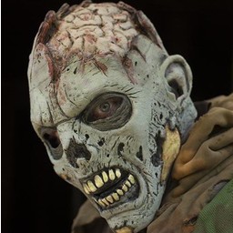 Zombie Maske grau