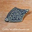 Extremo de cinturón York, zamak - Celtic Webmerchant
