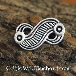 Fibule aigle franc, couleur argent - Celtic Webmerchant