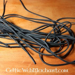 Leather lace black, 100 cm - Celtic Webmerchant