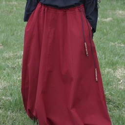 Medieval Melisende spódnica, czerwony - Celtic Webmerchant