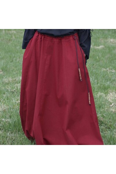 Middeleeuwse rok Melisende, rood - Celtic Webmerchant