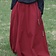 Medieval skirt Melisende, red - Celtic Webmerchant