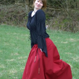 Medieval skirt Melisende, red - Celtic Webmerchant