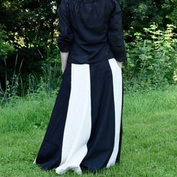 Falda medieval de loreena, negro-natural. - Celtic Webmerchant