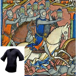 Haubergeon, schwarz, unvernietet 8 mm - Celtic Webmerchant
