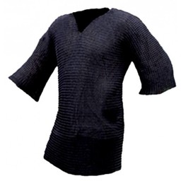 Haubergeon, schwarz, unvernietet 8 mm - Celtic Webmerchant