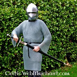 Hauberk, unriveted, galvanized 9 mm - Celtic Webmerchant