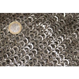 Haubergeon, anneaux plats, rivets ronds 8 mm - Celtic Webmerchant