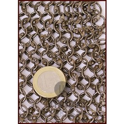 Hauberk, anelli rotondi, rivetti rotondi 8 mm - Celtic Webmerchant