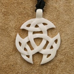 Pendentif Triquetra, en os - Celtic Webmerchant