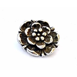 Tudor-rose bæltespænder (sæt med 5 dele), forsølvet bronze - Celtic Webmerchant