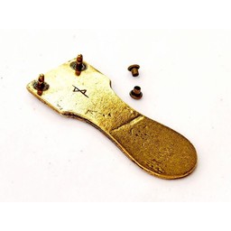 Bältesfäste Stora Migrationen, försilvrad brons - Celtic Webmerchant