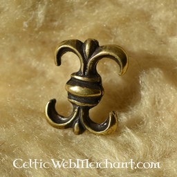 Medieval Lilie Gürtelbeschlag (Satz von 5 Stück), Bronze - Celtic Webmerchant