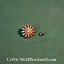 Medieval rosette belt fitting (set of 5 pieces) - Celtic Webmerchant