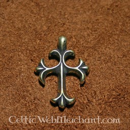 15th century cross pendant, silvered bronze - Celtic Webmerchant