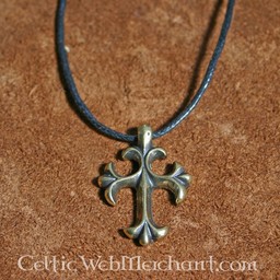 15th century cross pendant, silvered bronze - Celtic Webmerchant