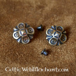 Renaissance belt fittings Oktogon ( 5 pieces) - Celtic Webmerchant