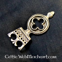 Gothic bælteende 3 cm, forsølvet - Celtic Webmerchant