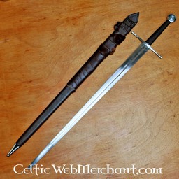 Hand-and-a-half sword, battle-ready (blunt 3 mm) tempered