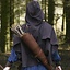 Medieval hood Oswell, brown - Celtic Webmerchant