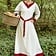 Robe Viking Helga, rouge naturel - Celtic Webmerchant