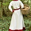 Vestido vikingo Helga, rojo natural. - Celtic Webmerchant