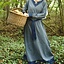 Viking dress Helga, blue grey-blue - Celtic Webmerchant