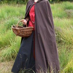 Cape en coton Ellyn, marron - Celtic Webmerchant