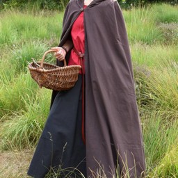 Katoenen mantel Ellyn, bruin - Celtic Webmerchant