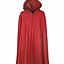 Cotton cloak Ellyn, red - Celtic Webmerchant