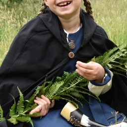 Mantello per bambini Arthur, nero - Celtic Webmerchant