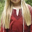 Girls dress Birka, red - Celtic Webmerchant