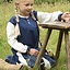 Girls dress Birka, blue-natural - Celtic Webmerchant