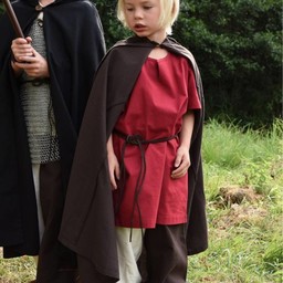 Kids tunic Ivar, short-sleeved, red - Celtic Webmerchant