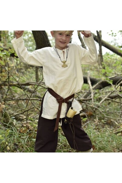 Túnica para niños Athelstan, natural - Celtic Webmerchant