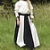 Dziewczyna spódnica Loreena, czarno-naturel - Celtic Webmerchant
